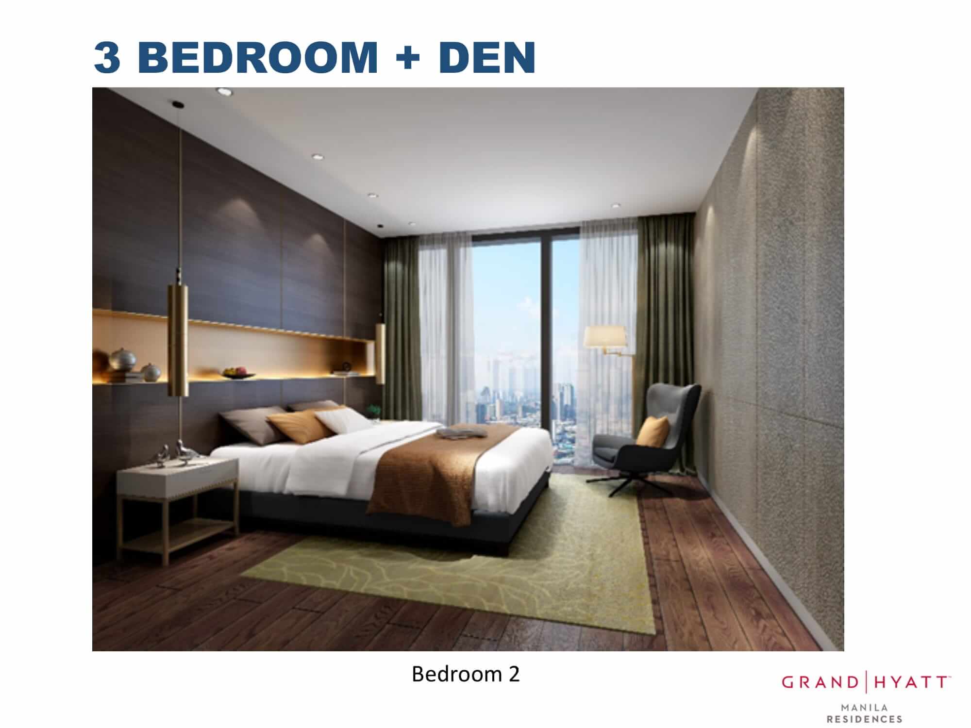 3 BEDROOMS + DEN - GRAND HYATT RESIDENCES GOLD TOWER